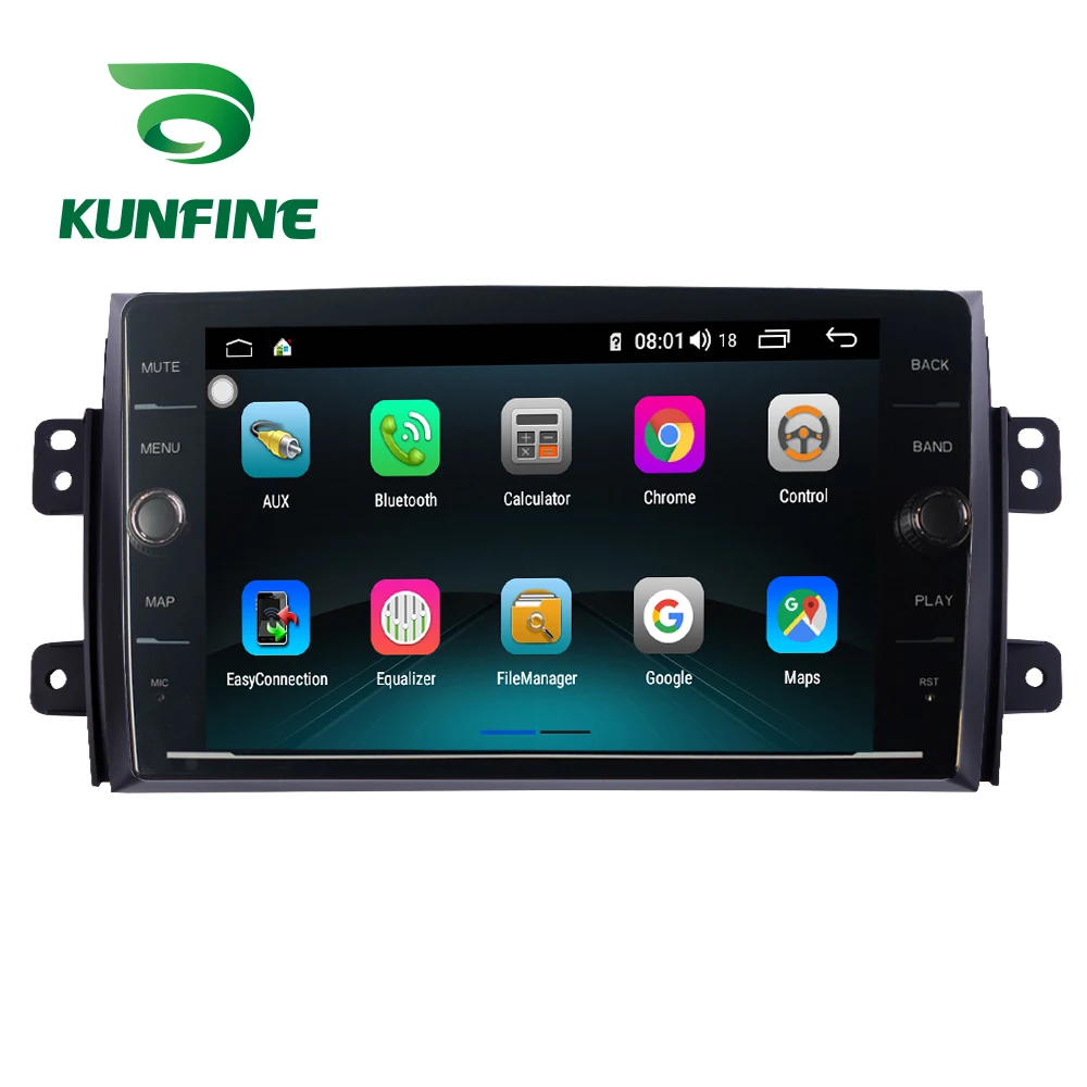 Discount Octa Core 4GB RAM 64GB ROM Android 8.1 Car DVD GPS Player Deckless Car Stereo for SUZUKI SX4 2006 2007 2008 2009 2010 2011 2