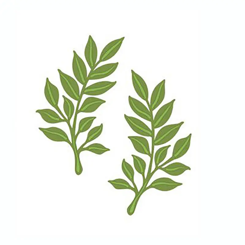 

Laurel Leaves Metal Cutting Dies Scrapbooking Paper Craft Die cuts Embossing create Card make Stencil 76*70mm