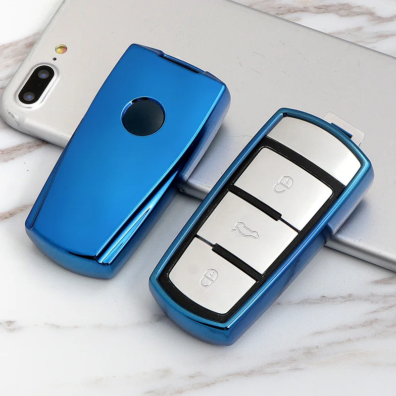 Tpu Car Styling Key Cover Case Shell FOB For Volkswagen VW CC Passat B6