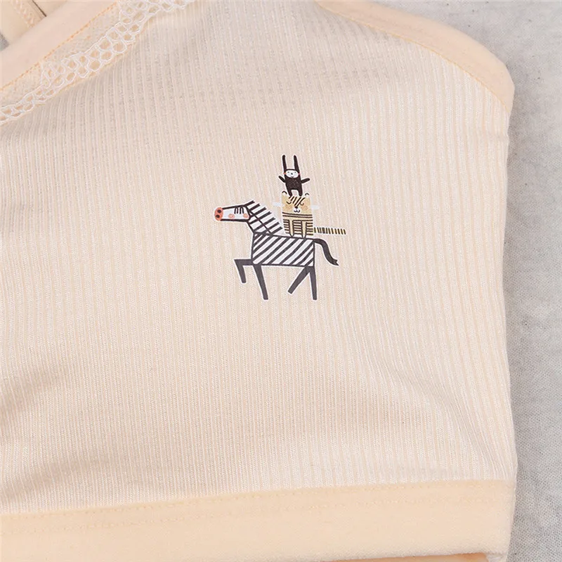 Underwear girl cotton clothes Kids Girls Underwear Bra Vest Children Underclothes Sport Undies Clothes (4)