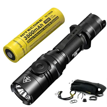 

NITECORE P26 1000LM LED Infinitely Variable Brightness Tactical Flashlight Rotary Swith Hunting Torch with 18650 Battery
