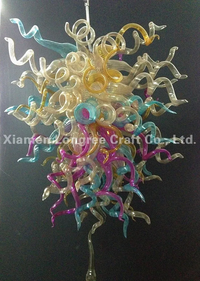 

C28-Modern Lamps for Home Decor Dale Chihully Style Hand Blown Led Ceiling Light Fixture