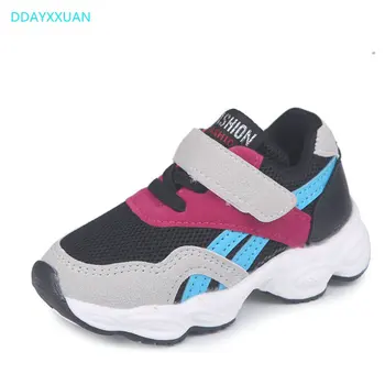 

Children Sport Shoes Autumn Spring New Brand Fashion Breathable Kids Boys Net Sneakers Girls Anti-Slippery Sneakers Baby Shoes