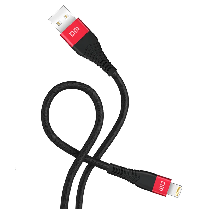 DM SL001 USB кабель для iPhone x xr xs зарядный кабель для iPhone 8 7 6 6s plus USB кабель для передачи данных Шнур для телефона адаптер