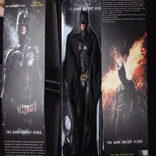 Сумасшедшие игрушки Бэтмен Темный рыцарь: возвращение фильм супер герой 46 см/1" фигурка модель игрушки в коробке
