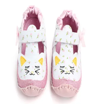 

Hot Baby Girl First Walkers Breathable Gym Shoes Toddler Kids Soft Sole Cute Cartoon Pattern Anti-slip Shoes New Fashion