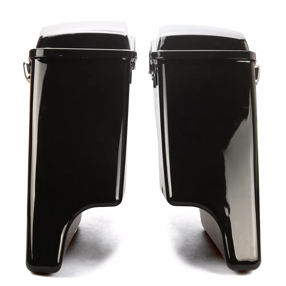" расширенные растягивающиеся седельные сумки с ключами для Harley road glide FLHTCU расширенные седельные сумки Road King- яркий черный