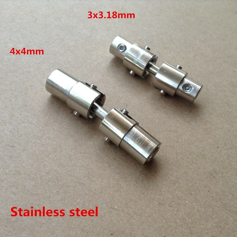 1PCS Stainless Steel Universal Coupler Joint FT011 FT012 4*4 3*3.18mm