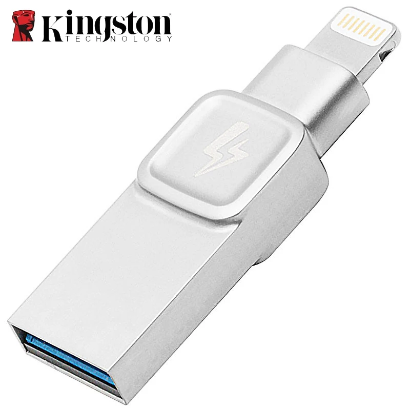 Kingston Bolt USB 3.0 Flash drive Memory Stick for Apple iPhone & iPads with iOS 9.0 pendrive mfi certified metal Cle usb Disk Kingston Bolt USB 3.0 Flash drive Memory Stick for Apple iPhone & iPads with iOS 9.0 pendrive mfi certified metal Cle usb Disk