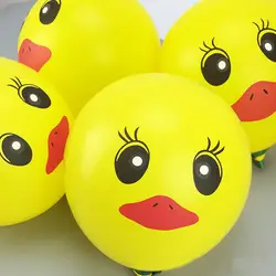 100 шт. Globos Rubber Duck гелием латексных шаров Надувные Классические игрушки Свадебные украшения День рождения шары 12 дюймов