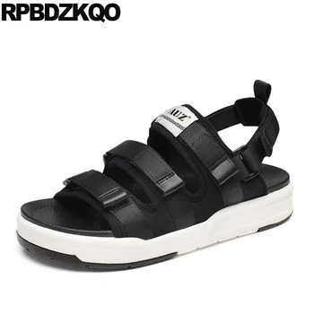 

Fashion Black Designer Nice Men Gladiator Sandals Summer Sneakers Beach Platform Red Open Toe Water Waterproof Shoes Roman 2018