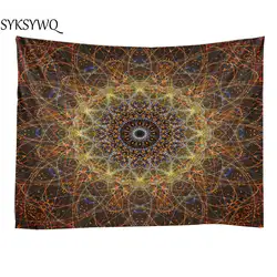 Мандала психоделический гобелен одеяло настенный текстиль Йога Декор индийская Мандала протез murale настенная ткань