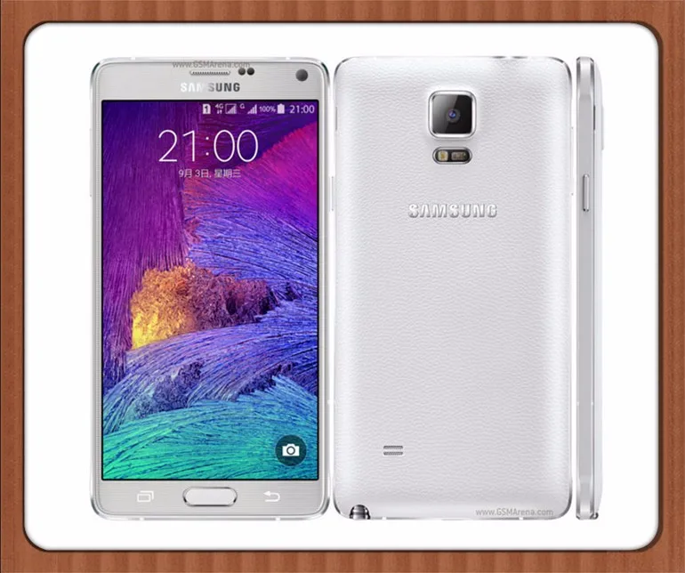 Samsung Galaxy Note 4 Duos N9100 разблокированный 3G и 4G GSM Android телефон Note4 Dual Sim N9100 четырехъядерный 5," 16 Мп wifi gps