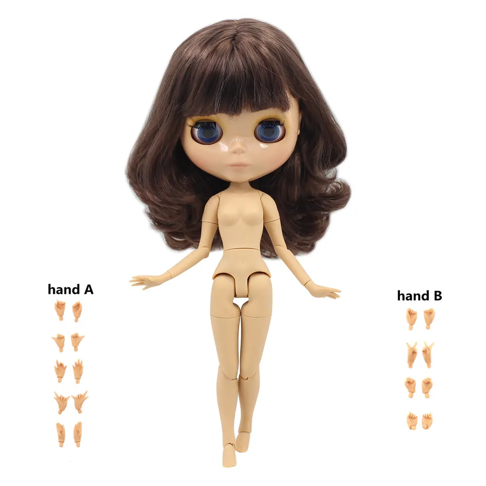 Blyth кукла ледяная 1/6 шарнир тело DIY обнаженные игрушки BJD модные куклы девушка подарок Специальное предложение на продажу с ручной набор A& B - Цвет: 150BL0222
