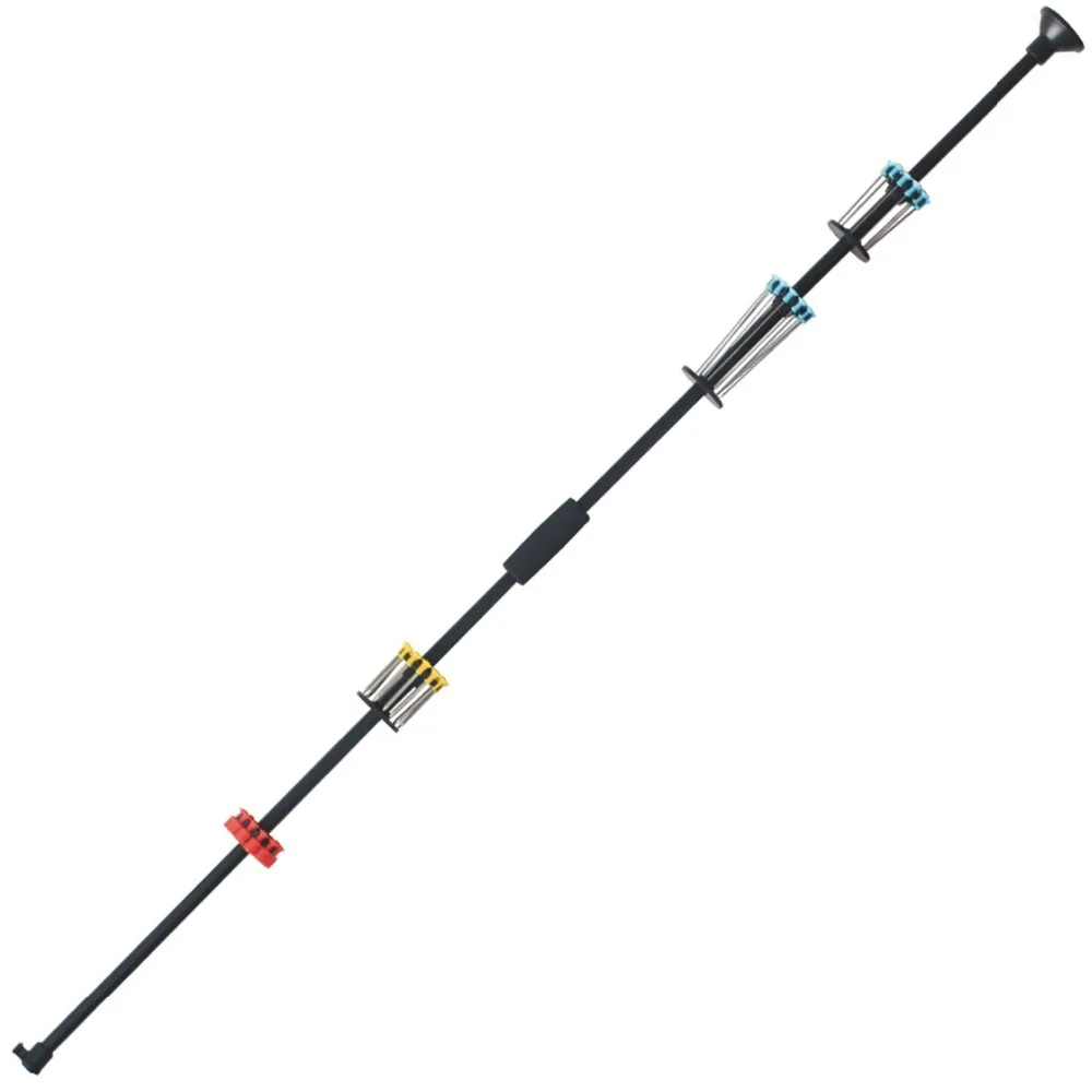 Airsoft Sports Toy Blowgun/4" черный пистолет с 48 дротиками/. 40 калибр алюминиевая трубка W. Удобный захват/охота и стрельба