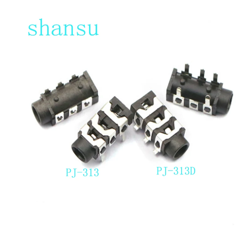 10 шт. розетка для наушников 3 5 мм DIP/SMD PJ313/PJ313D | Обустройство дома