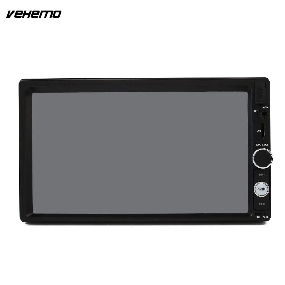 

Vehemo 2 DIN 7 Inches 1080P HD Car MP5 Player Touch Screen Bluetooth AV Remote Control