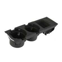 Фирменный автомобильный держатель для чашек, пластиковый держатель для BMW E46 1998-2004, передняя центральная консоль, держатель для стаканчиков с коробкой для монет