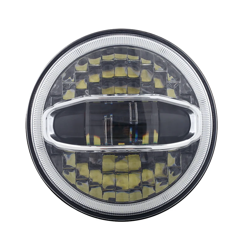 2pcs 7-inch high low beam LED Headlights Day Light with bracket for Lada 4x4 urban Niva Jeep JK Land Rover defender Hummer未标题-5