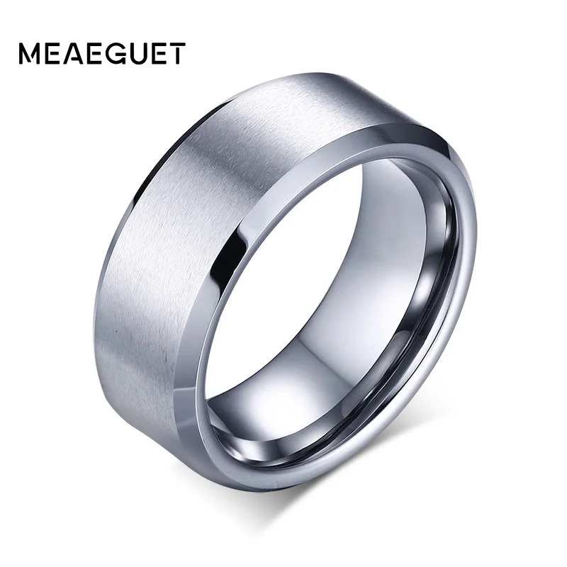 Мужские обручальные кольца Meaeguet из карбида вольфрама 8 мм|carbide ring|wedding ringsring for |