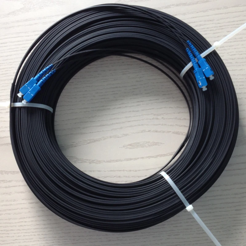 Sc волоконно оптический джемпер Ftth одномодового два основных волокна