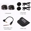 Ulanzi AriMic 6 m double tête Lavalier pince Microphone pour la Lecture ou l'entretien pour Smartphone téléphone Mobile et tablettes ► Photo 3/6