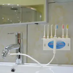 Прямая поставка Стоматологическая воды Flosser Ирригатор для полости рта Jet межзубных кисти Flosser SPA очиститель Зубная щётка очиститель