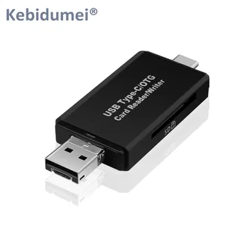 

High-speed Type C micro USB USB 2.0 OTG Micro SD SD Card Reader for Android Computer Extension Headers