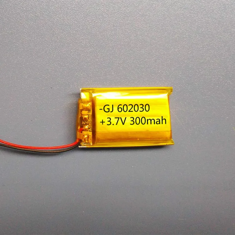 Free shipping by DHL/Fedex 100pcs 3.7V lithium li ion battery 062030 602030 300mAh MP5 Toys