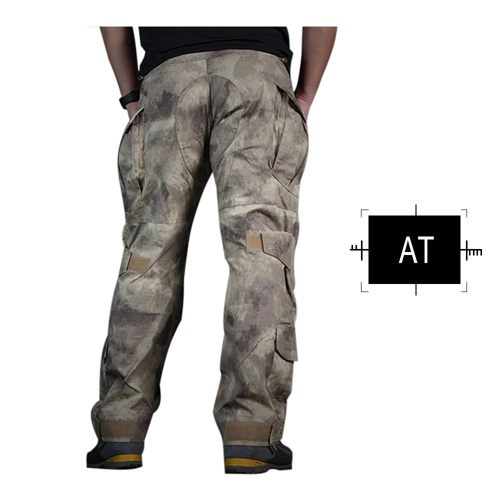 EMERSONGEAR тактические штаны с наколенниками боевые страйкбол Кемпинг Пейнтбол Стрельба BDU Брюки Atacs EM7048