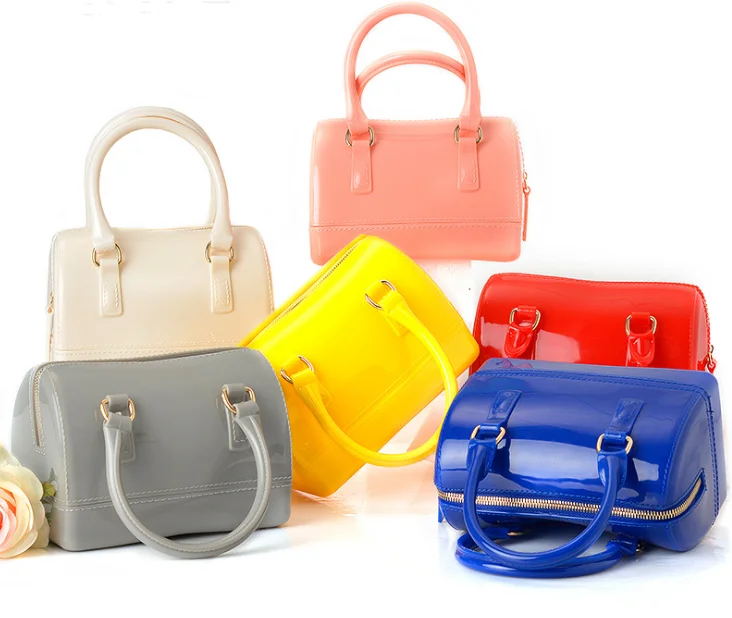 Vivid boston Jelly bag mini bag rubber bag women messenger shoulder bag