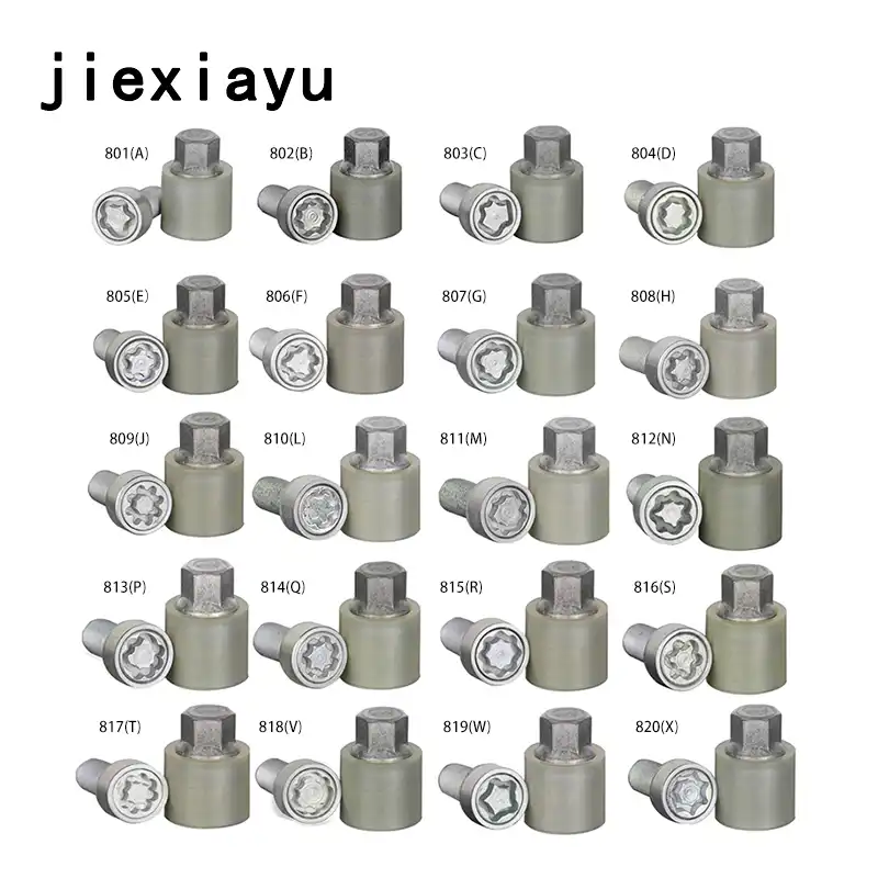 CloudFireGlory 4F0698139C 801 x2 Wheel Lock Anti Theft Screw Lug Bolt