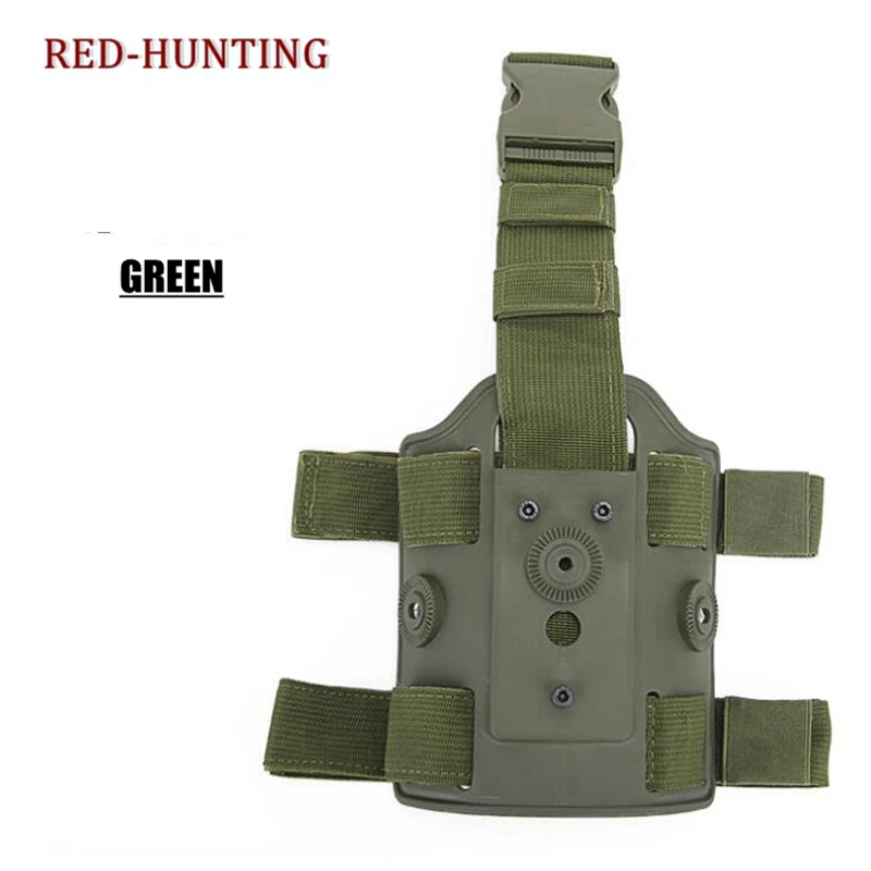 

Double Strap Tactical Drop Leg Holster Platform Holster Panel Adapter IMI Style Free Shipping