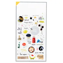 1 шт. великолепный нежный Kawaii Soina ПВХ канцелярские корейские стикеры для детей ремесло приз Дневник украшения memo pad