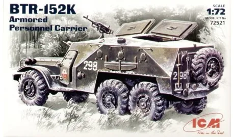 

1:72 Soviet BTR-152K Wheeled Armored Vehicle Model Military Model