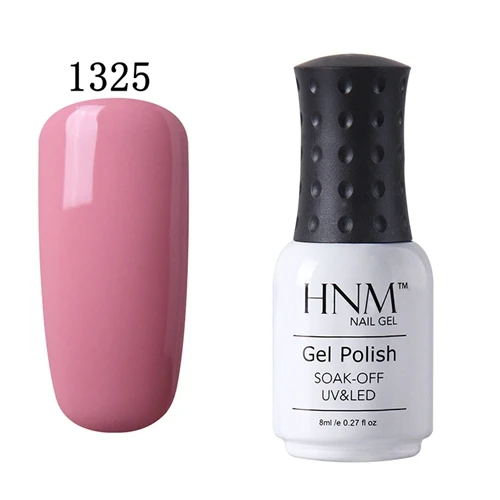 HNM 8 мл УФ-гель для ногтей чистый Цвет Гель-лак для ногтей Лаки Гель-лак замочить от лака Лак для ногтей гель для ногтей длительного действия - Цвет: 1325