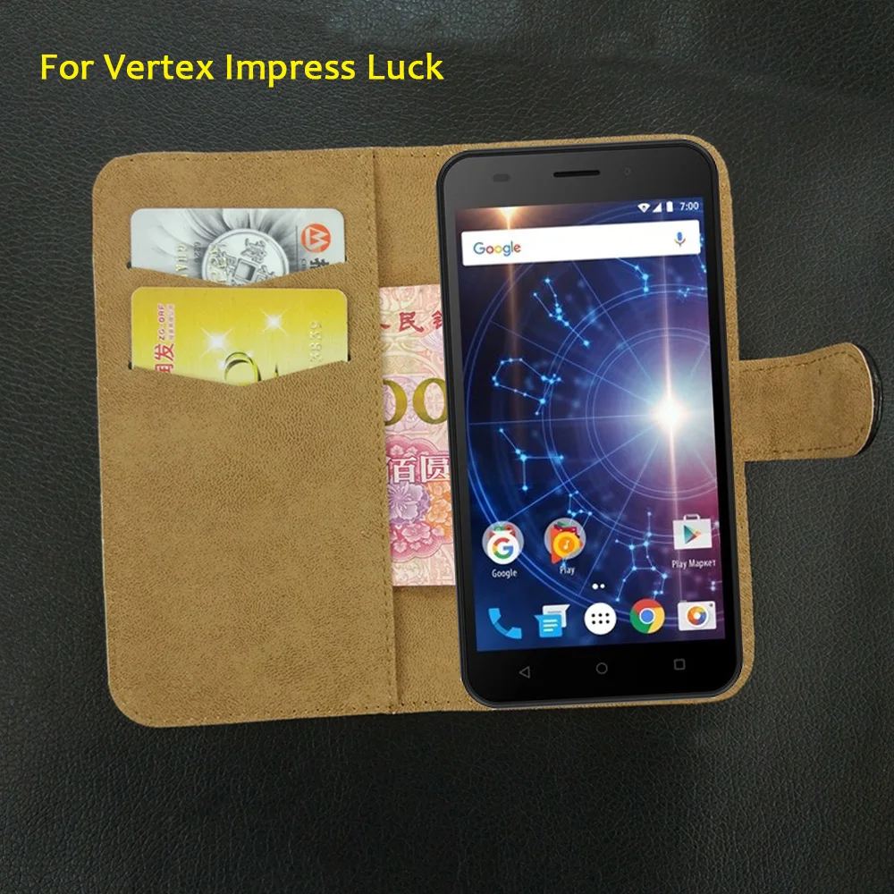 

6 Colors Factory Direct!! Vertex Impress Luck Case Flip Fashion Leather Luxury Exclusive Protective 100% Special Phone Cover