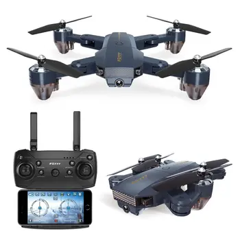 Dron Full HD 1080p WIFI 2,4G FPV control remoto gran angular cámara HD modo de alta retención brazo plegable RC Quadcopter juguete para niño regalo