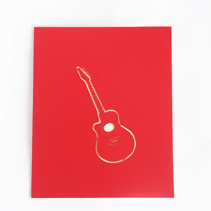 3d Pop Up Laser Cut Vintage Cartes Guitare Cartes Postales Joyeux Anniversaire Cartes De Voeux Merci Cartes Pour Amant Souvenir Des Enseignants Aliexpress