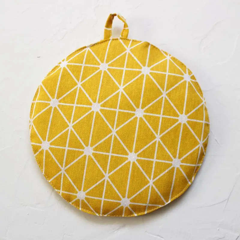 1 قطعة 25 سنتيمتر doreenbeads القطن الكتان تحديد الموقع لوحات الشبكة متقلب نمط مقاومة للحرارة وعاء حصيرة الوقايات عاء الطعام جدول الاستخدام