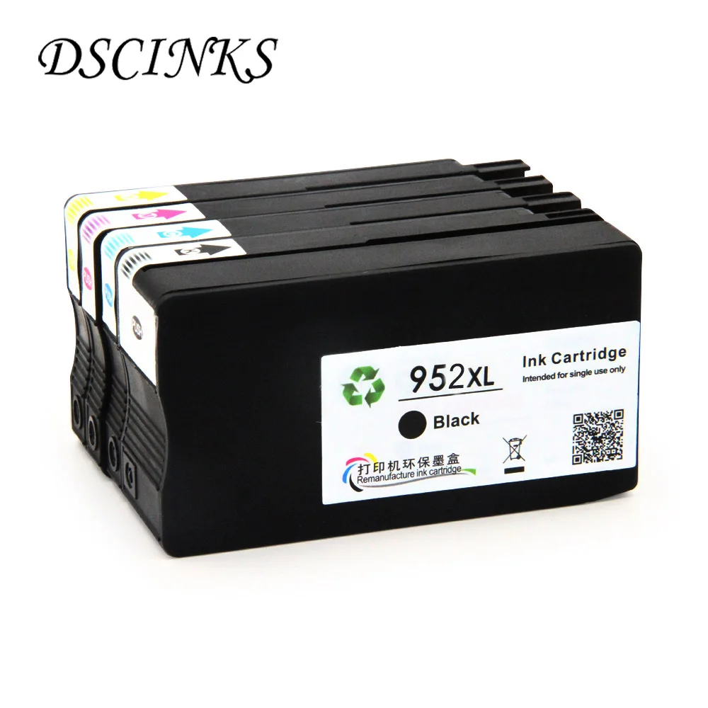 

4 PCS Compatible Ink Cartridge For HP 952 XL 952XL Officejet Pro 7740 8710 8715 8720 8730 8740 8210 8216 8725 with Pigment Ink