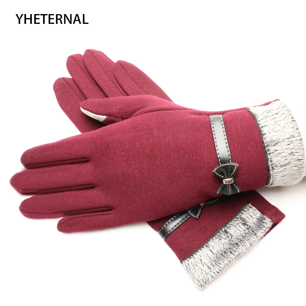 Women Touching Screen Gloves 2018 New Ladies Soft Winter