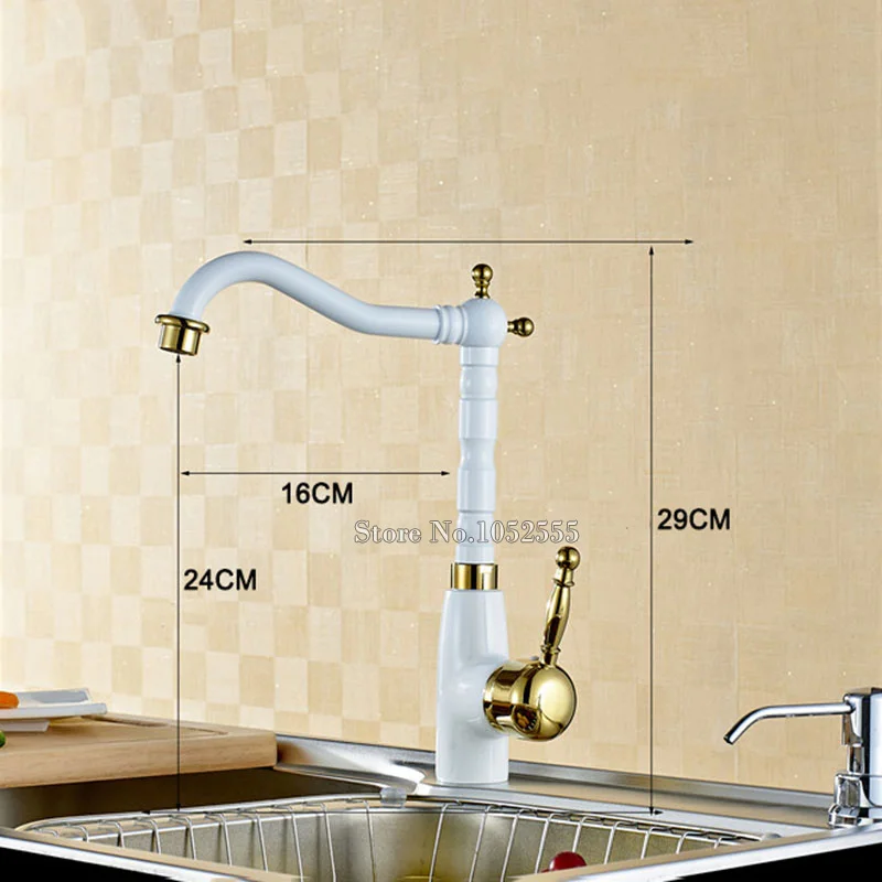 Смеситель на раковину CP01 кухонный кран с золотистыми ручками|kitchen sink|the kitchen sinkfaucet