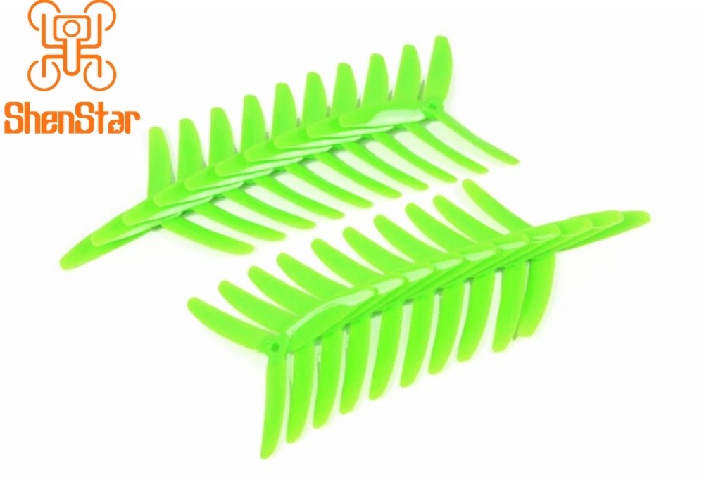 

1pack of 10pairs 5*4*3 Propellers 3 Leaf Paddle for DIY RC Racing Drone FPV Aircraft Quadcopter Accessory Spare Parts