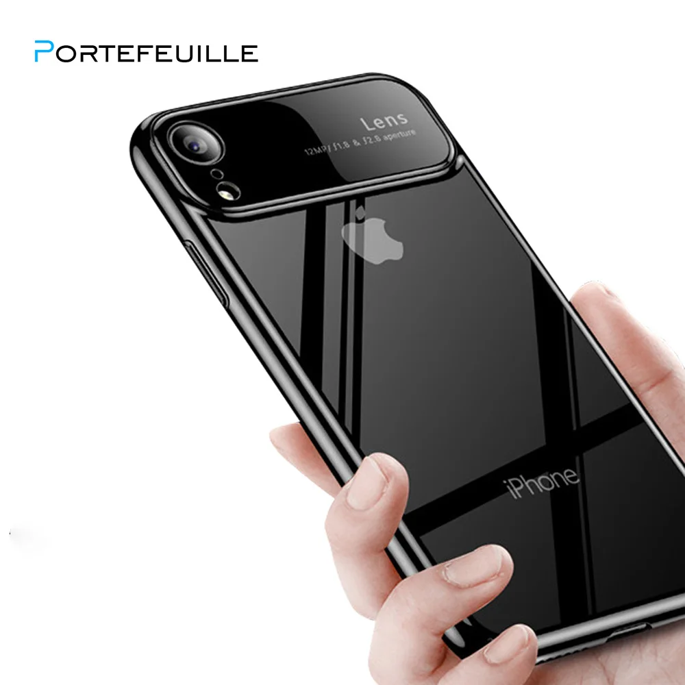 Чехол для телефона Portefeuille Apple Iphone XS Max задняя крышка из закаленного стекла IphoneXsmax