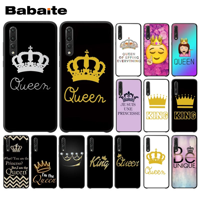 cheap MaiYaCa Princess Queen King crown TPU Soft Phone Case for Huawei P20Lite P30Pro P Smart Y5 Y6 Honor8A 8C 10i Nova3 Mate20Lite