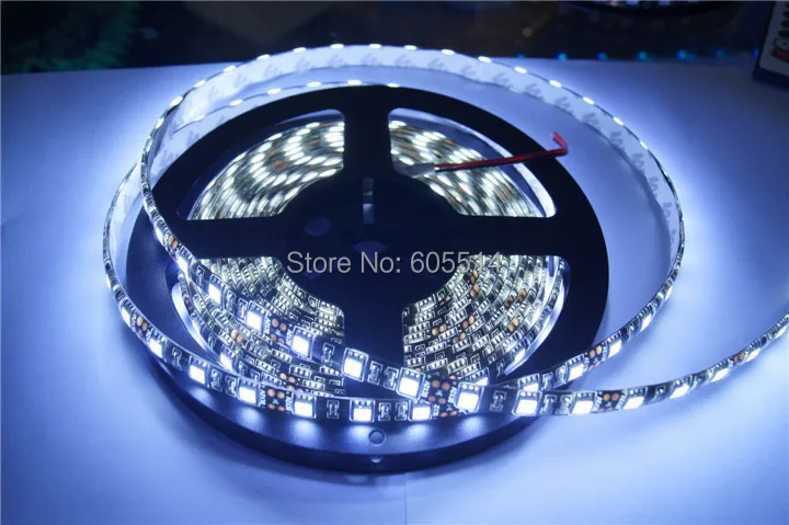 [Seven Neon]Free DHL shipping 100meters black FPBC board DC12V IP65 waterproof 60leds/meter flexible 5050 led SMD strip light | Освещение