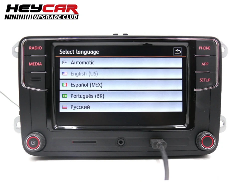 Android Авто Carplay Noname RCD330 Plus RCD340G MIB для VW Polo Golf 5 6 Passat B6 B7 CC Tiguan Jetta MK5 MK6 6RD 035 187B