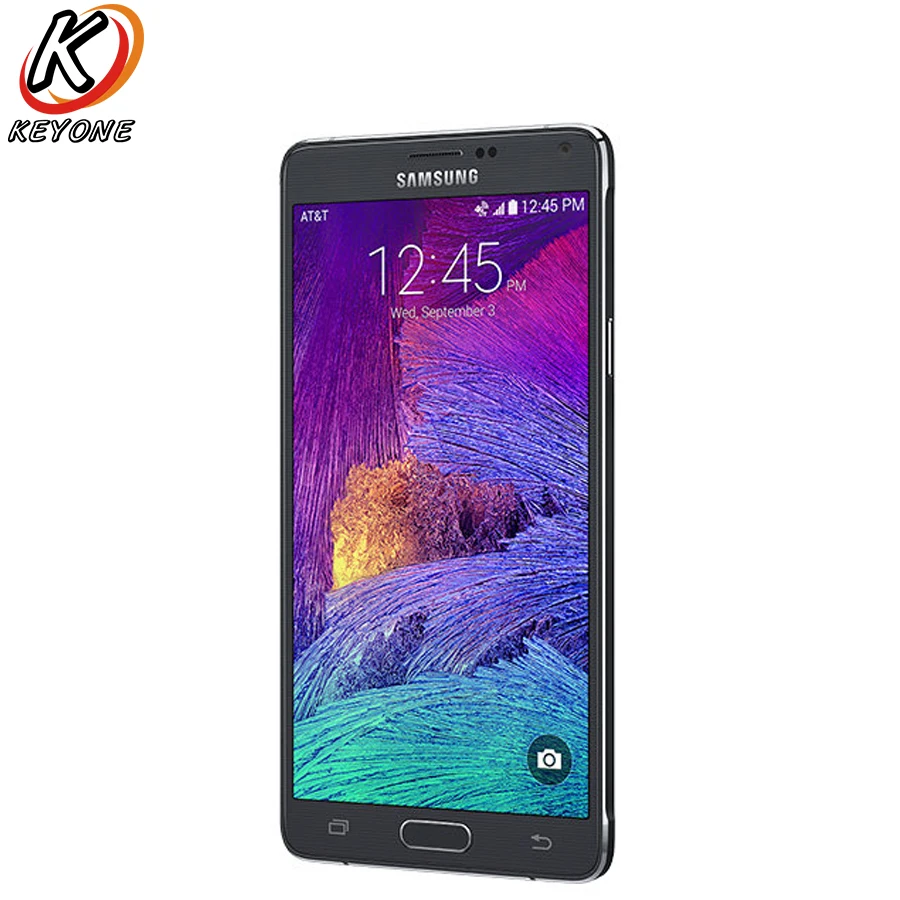Оригинал AT & T версия Samsung Galaxy Note 4 n910a LTE мобильный телефон 5 7 дюймов 3 ГБ Оперативная
