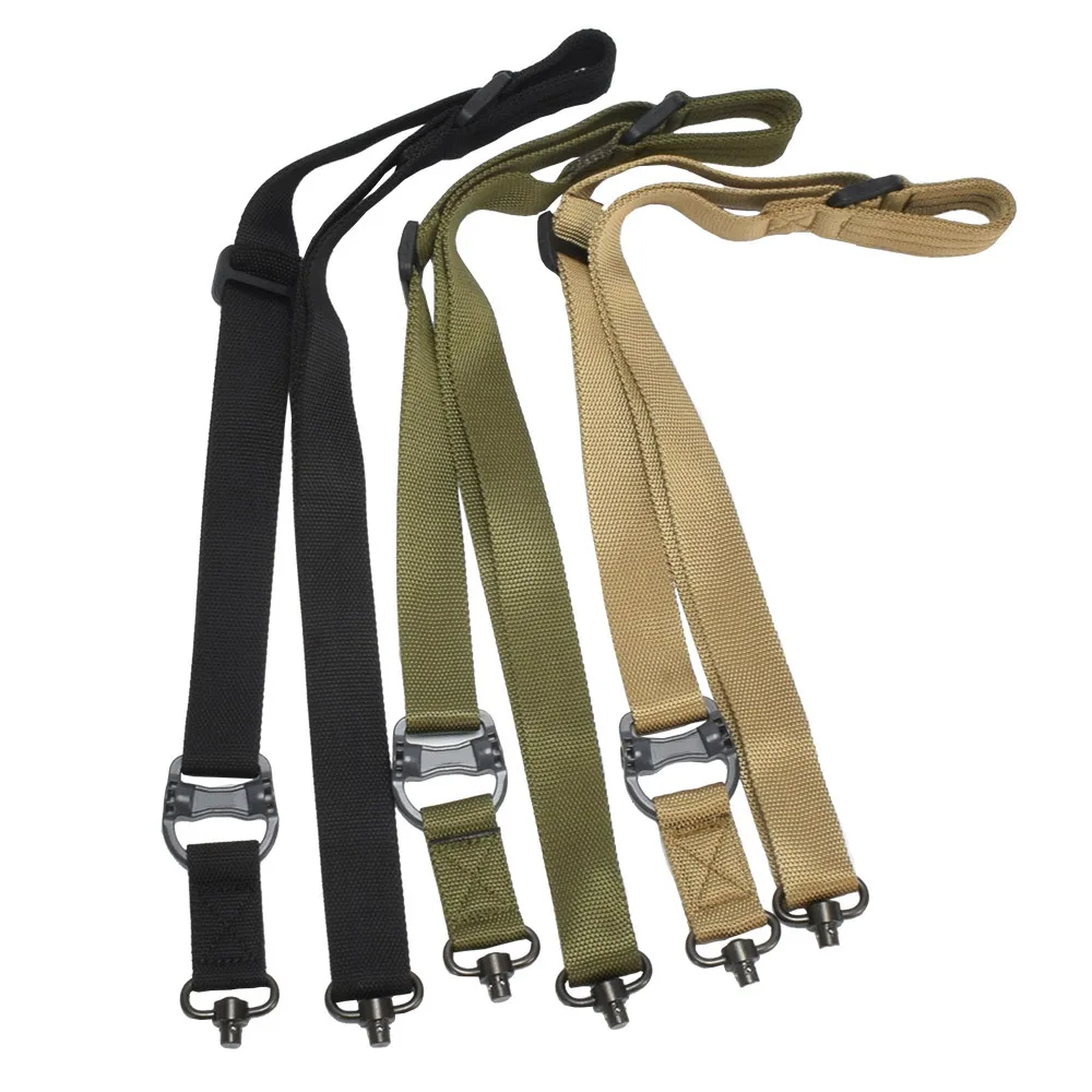 

SINAIRSOFT MS FOUR Tactical gun sling Dynamics Double Point Rope Lanyard Safety Strap Multifunction for CS,Hunting,Camping